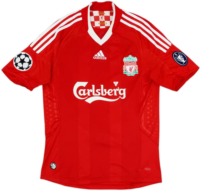 2008-10 Liverpool Home Shirt Gerrard #8 - 5/10 - (S)