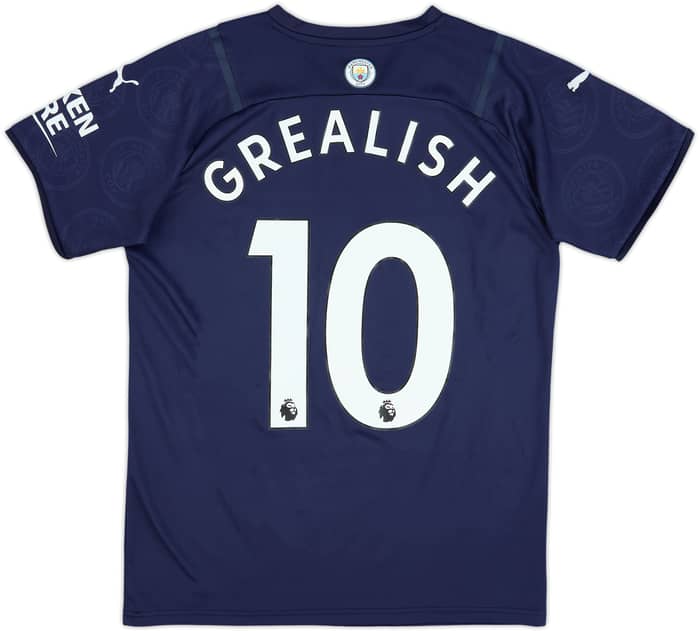 2021-22 Manchester City Third Shirt Grealish #10 - 8/10 - (M)