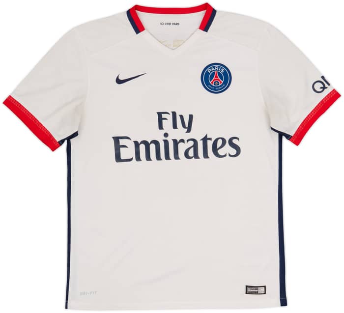 2015-16 Paris Saint-Germain Away Shirt T.Silva #2 - 5/10 - (M)