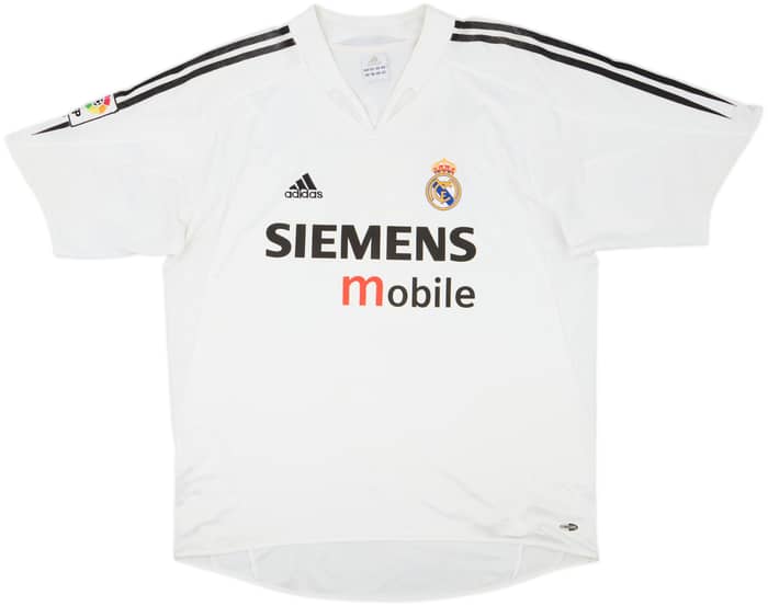 2004-05 Real Madrid Home Shirt Zidane #5 - 6/10 - (L)