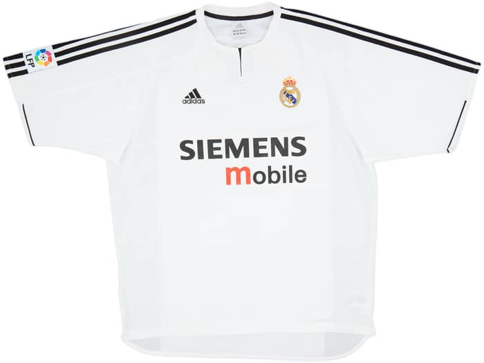 2003-04 Real Madrid Home Shirt Beckham #23 - 7/10 - (XL)