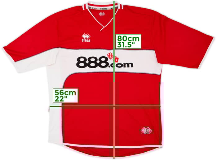 2005-06 Middlesbrough Home Shirt - 5/10 - (XXL)