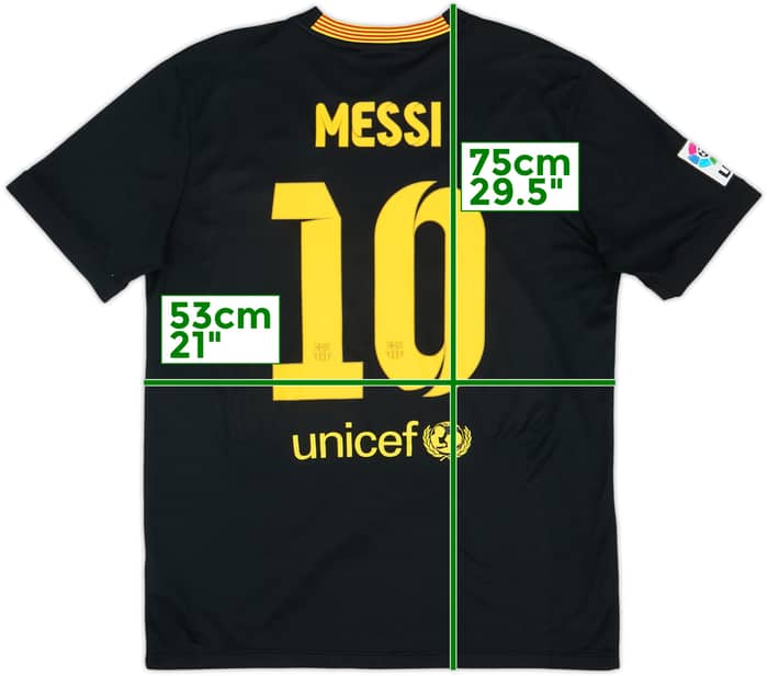 2013-14 Barcelona Third Shirt Messi #10 - 8/10 - (L)