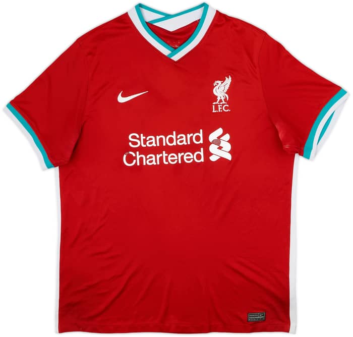 2020-21 Liverpool Home Shirt - 5/10 - (XL)