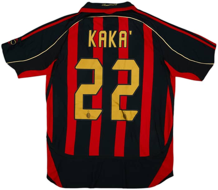 2006-07 AC Milan Home Shirt Kaka #22 - 6/10 - (M)