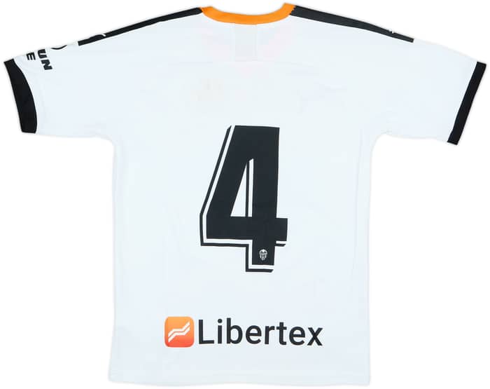 2019-20 Valencia Home Shirt #4 - 3/10 - (XS)