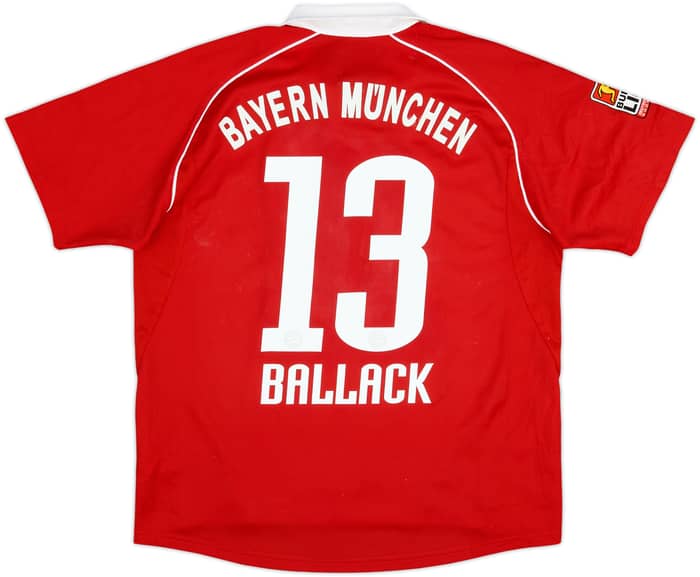 2005-06 Bayern Munich Home Shirt Ballack #13 - 6/10 - (XL.Boys)
