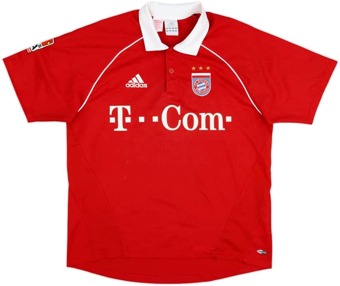2005-06 Bayern Munich Home Shirt Ballack #13 - 6/10 - (XL.Boys)