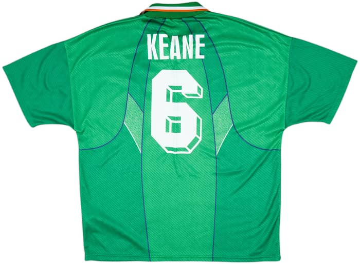 1994-95 Ireland Home Shirt Keane #6 - 6/10 - (XXL)
