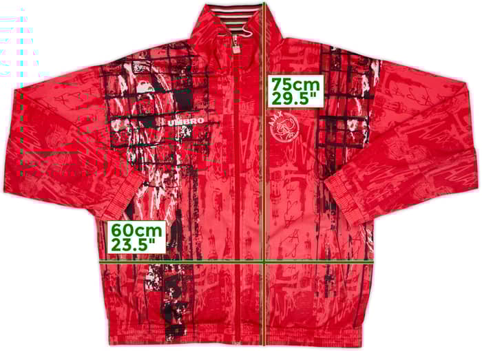 1996-97 Ajax Umbro Track Jacket - 7/10 - (XL)