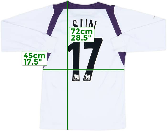 2004-05 Manchester City Away L/S Shirt Sun #17 - 7/10 - (S)