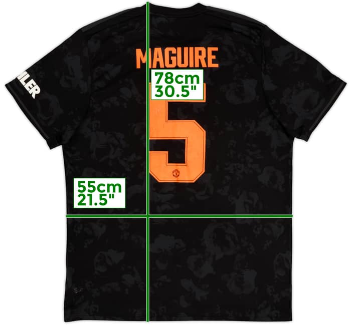 2019-20 Manchester United Third Shirt Maguire #5 - 5/10 - (XL)