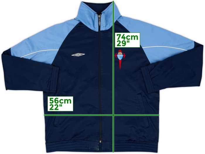 2000-01 Celta Vigo Umbro Track Jacket - 6/10 - (M)