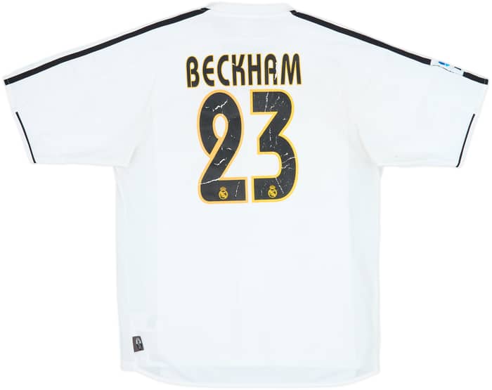 2003-04 Real Madrid Home Shirt Beckham #23 - 4/10 - (M)