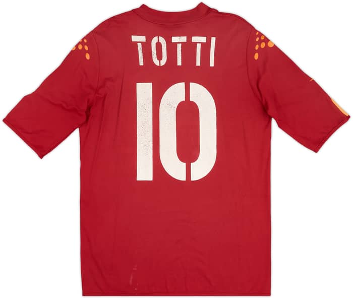 2003-04 Roma Home Shirt Totti #10 - 4/10 - (XL)