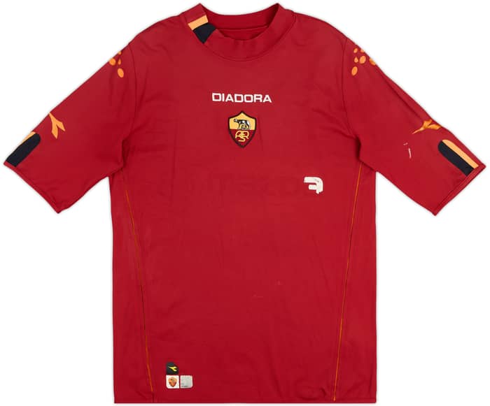 2003-04 Roma Home Shirt Totti #10 - 4/10 - (XL)