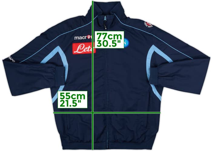 2009-10 Napoli Macron Track Jacket - 5/10 - (L)