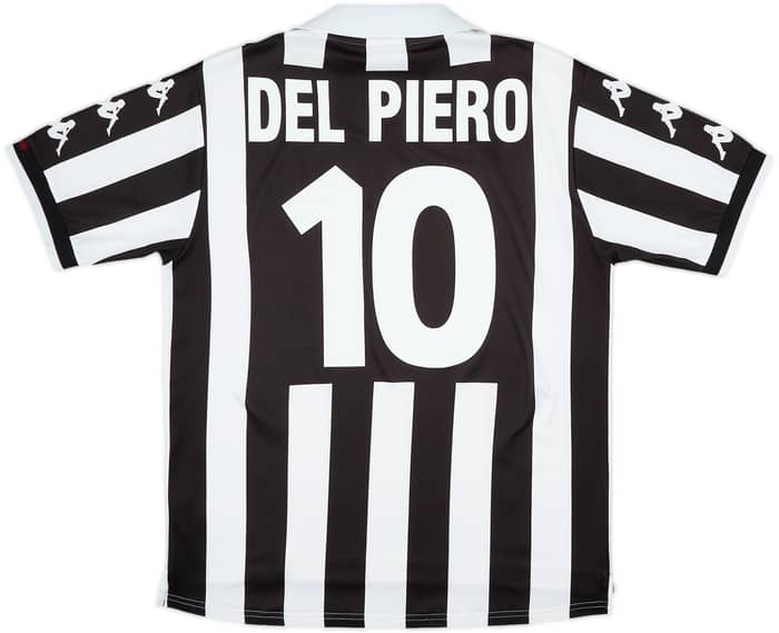 1999-00 Juventus Home Shirt Del Piero #10 - 8/10 - (M)