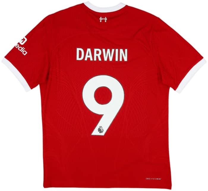 2023-24 Liverpool Authentic Home Shirt Darwin #9 - 7/10 - (L)