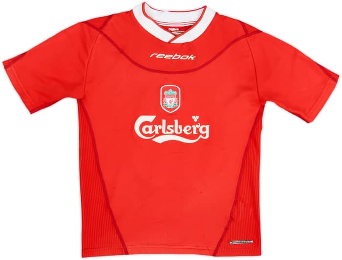 2002-04 Liverpool Home Shirt Riise #18 - 6/10 - (L.Boys)