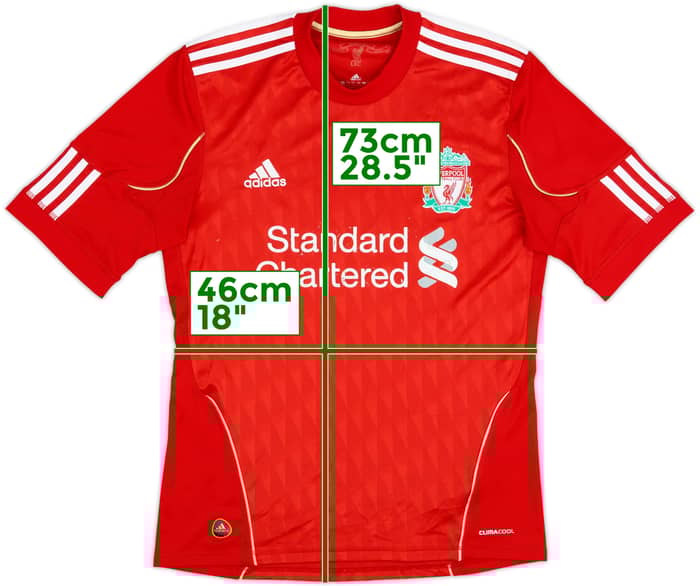 2010-12 Liverpool Home Shirt - 5/10 - (S)