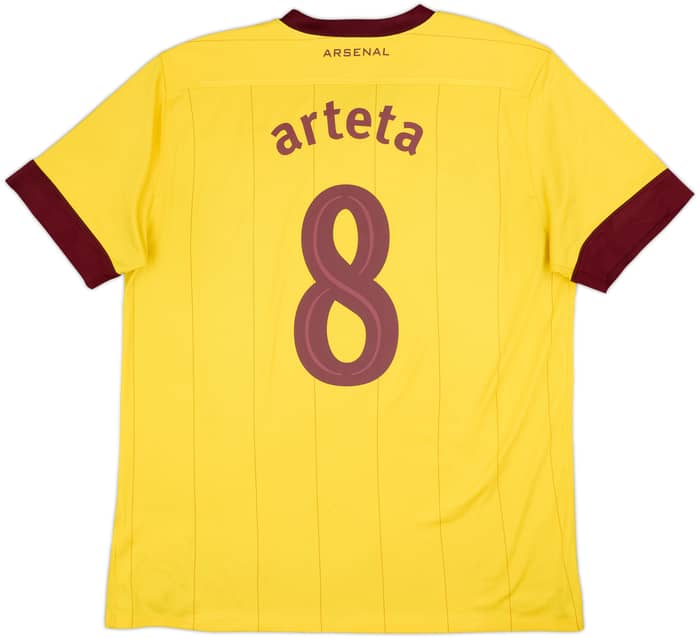 2010-13 Arsenal Away Shirt Arteta #8 - 6/10 - (L)