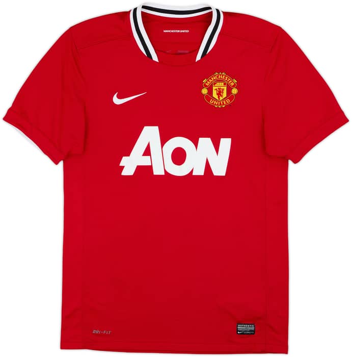 2011-12 Manchester United Home Shirt v.Persie #20 - 5/10 - (S)