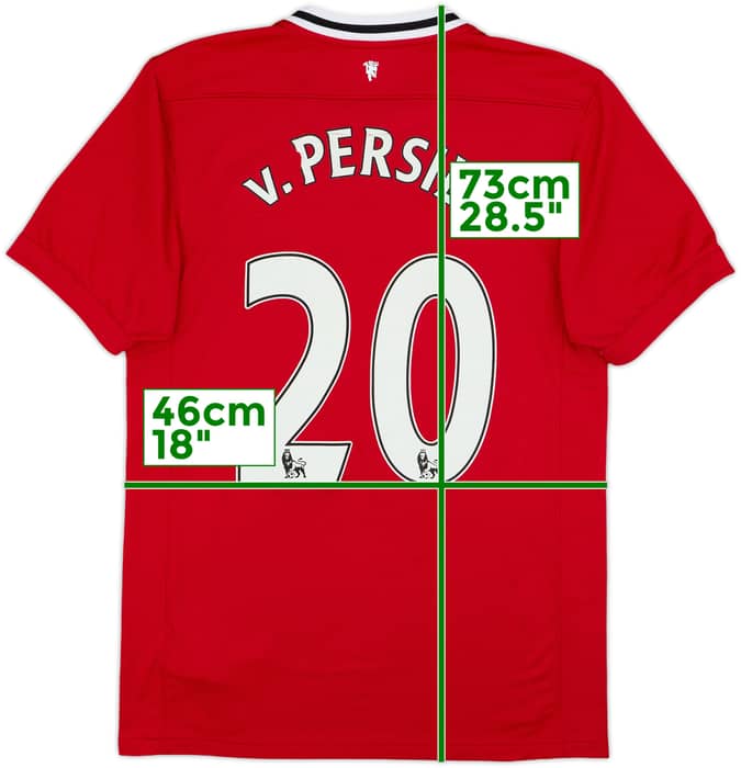 2011-12 Manchester United Home Shirt v.Persie #20 - 5/10 - (S)