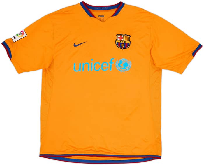 2006-08 Barcelona Away Shirt Ronaldinho #10 - 6/10 - (L)