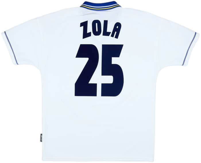 1998-00 Chelsea Away Shirt Zola #25 - 8/10 - (L)