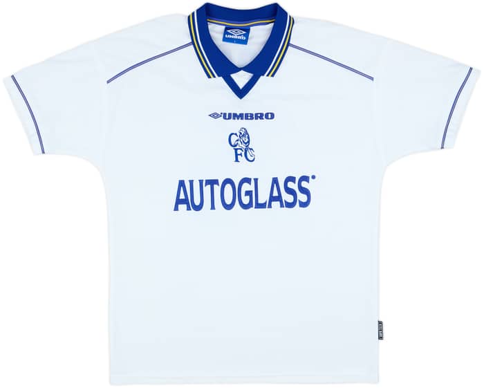 1998-00 Chelsea Away Shirt Zola #25 - 8/10 - (L)