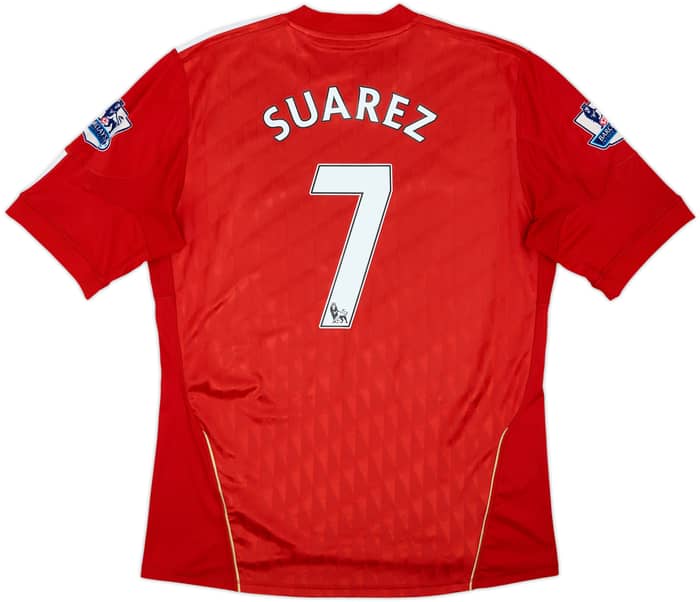 2010-12 Liverpool Home Shirt Suarez #7 - 6/10 - (L)
