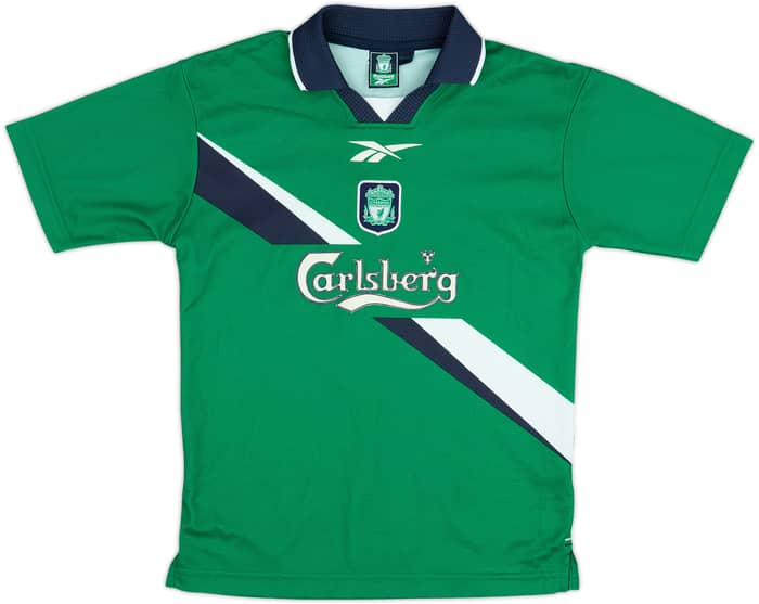 1999-00 Liverpool Away Shirt - 8/10 - (M.Boys)