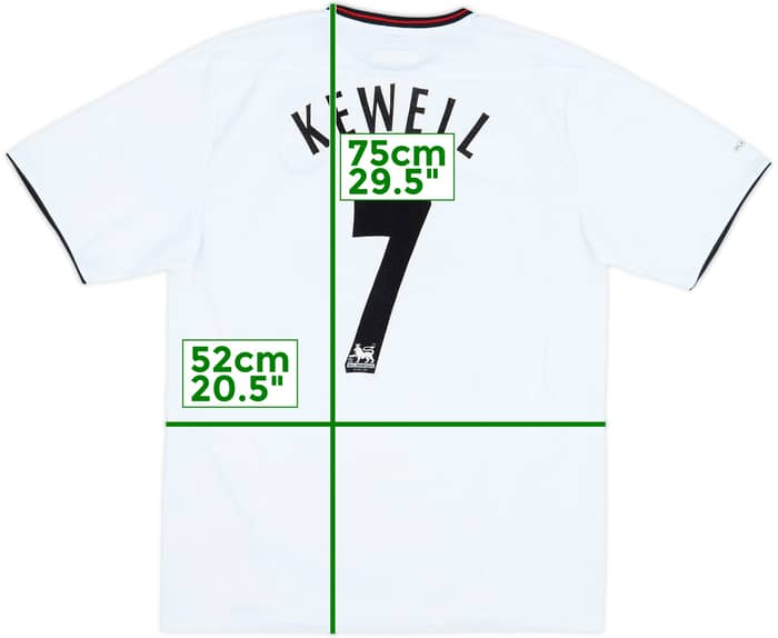 2003-04 Liverpool Away Shirt Kewell #7 - 5/10 - (M)