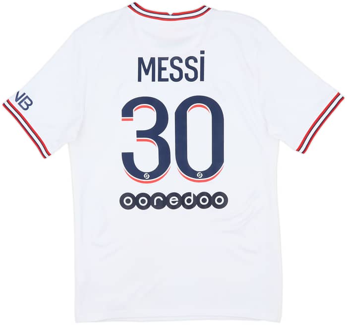 2021-22 Paris Saint-Germain Fourth Shirt Messi #30 - 6/10 - (S)