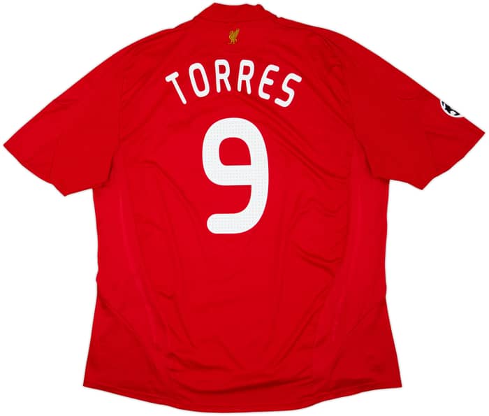 2008-10 Liverpool Home Shirt Torres #9 - 6/10 - (XXL)