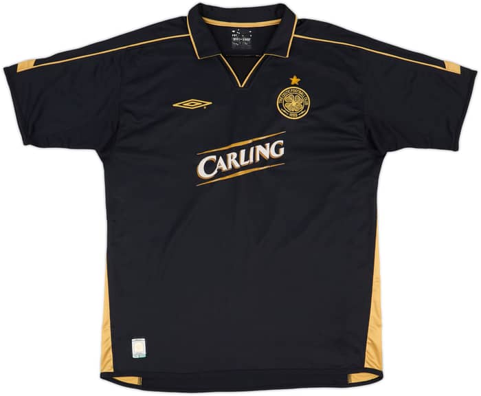 2003-04 Celtic Away Shirt Larsson #7 - 7/10 - (L)