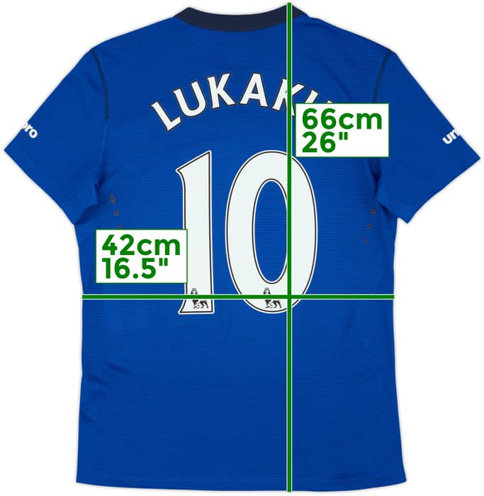 2014-15 Everton Home Shirt Lukaku #10 (Women's M)