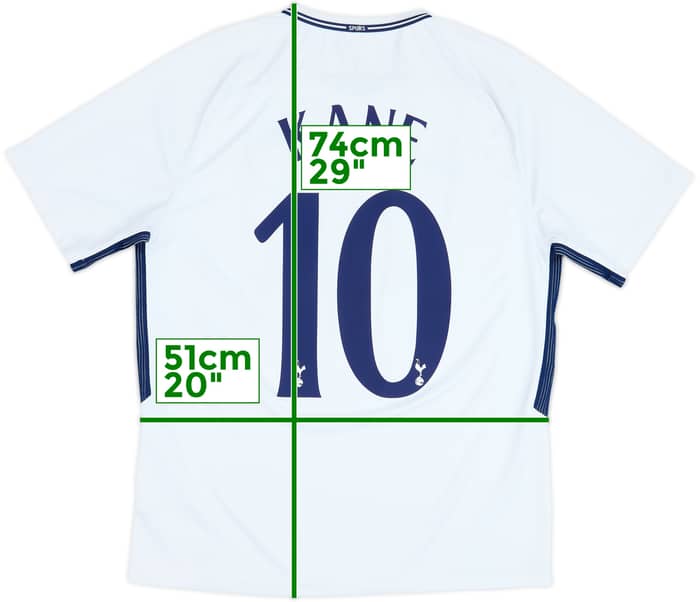 2017-18 Tottenham Home Shirt Kane #10 - 6/10 - (L)