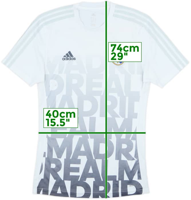 2015-16 Real Madrid adizero Training Shirt - 6/10 - (S)