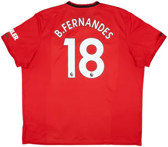2019-20 Manchester United Home Shirt B.Fernandes #18 - 5/10 - (3XL)