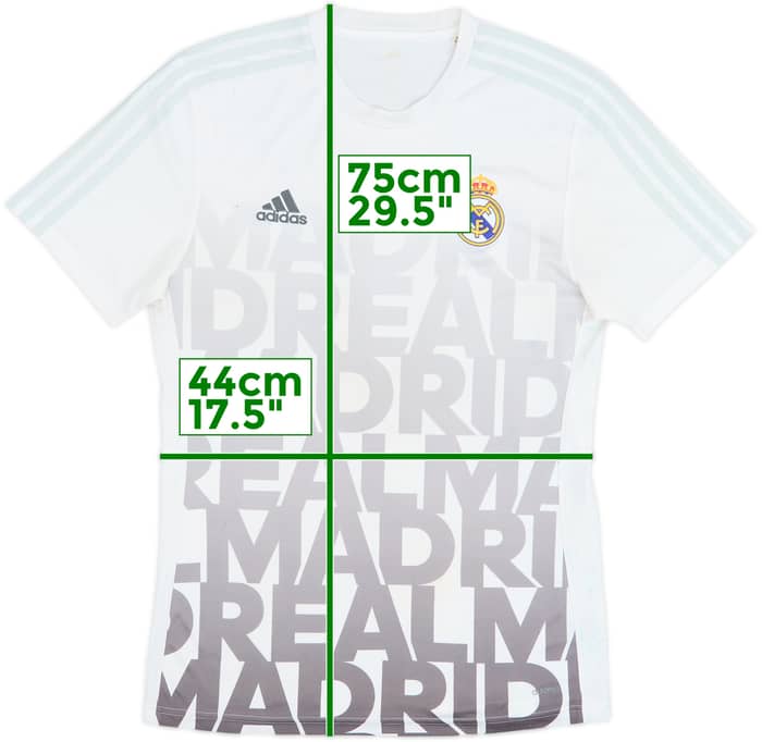 2015-16 Real Madrid adidas Training Shirt - 5/10 - (M)