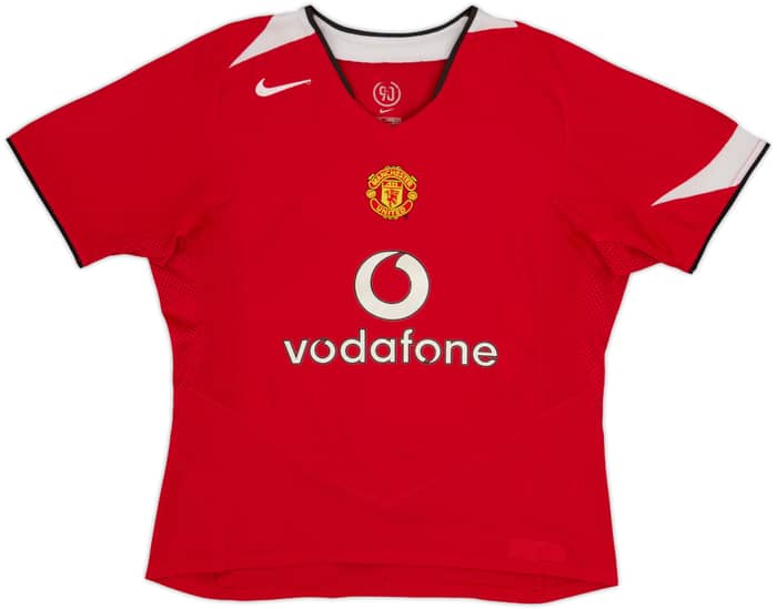 2004-06 Manchester United Home Shirt Ronaldo #7 - 6/10 - (Women's S)