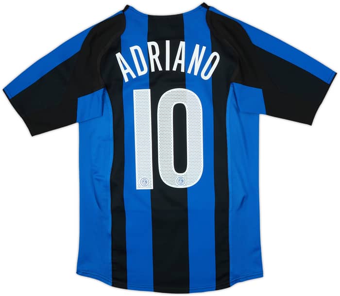 2004-05 Inter Milan Home Shirt Adriano #10 - 8/10 - (13-15 Years)