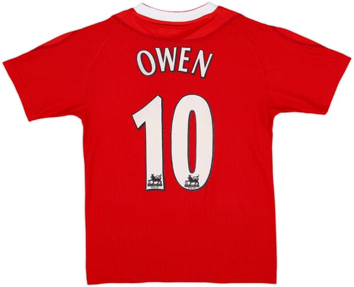 2002-04 Liverpool Home Shirt Owen #10 - 8/10 - (L.Boys)