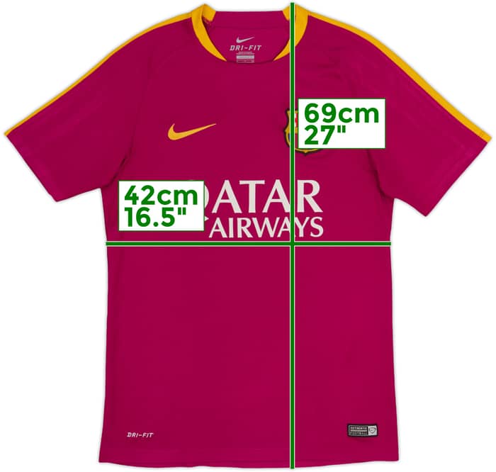2016-17 Barcelona Nike Training Shirt - 8/10 - (S)