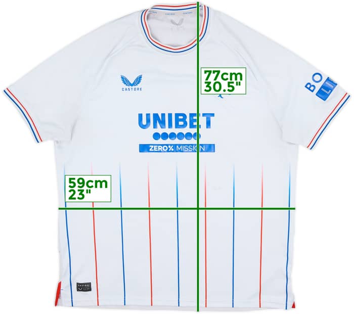 2023-24 Rangers Away Shirt - 4/10 - (XXL)