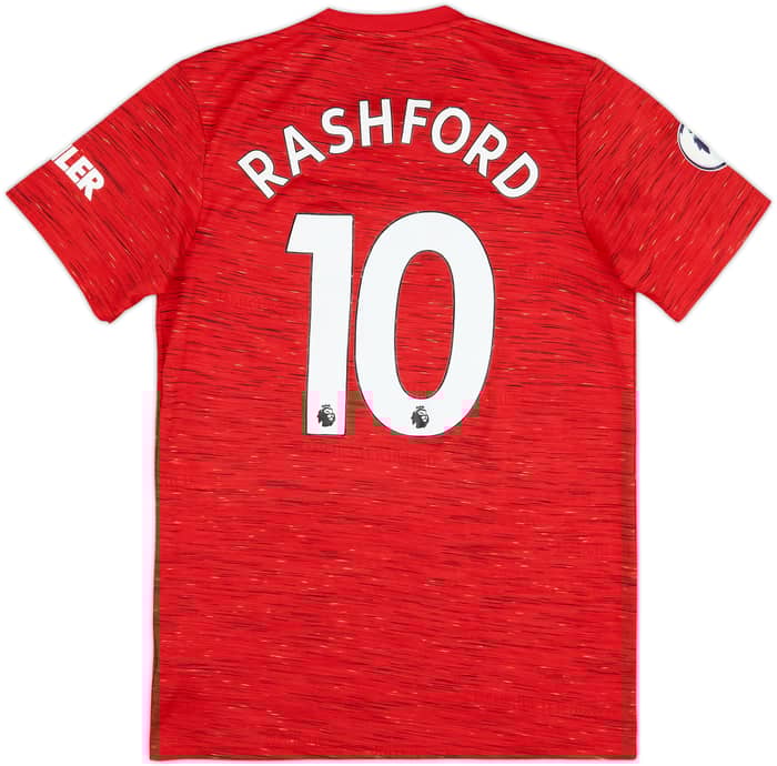 2020-21 Manchester United Home Shirt Rashford #10 - 8/10 - (M)