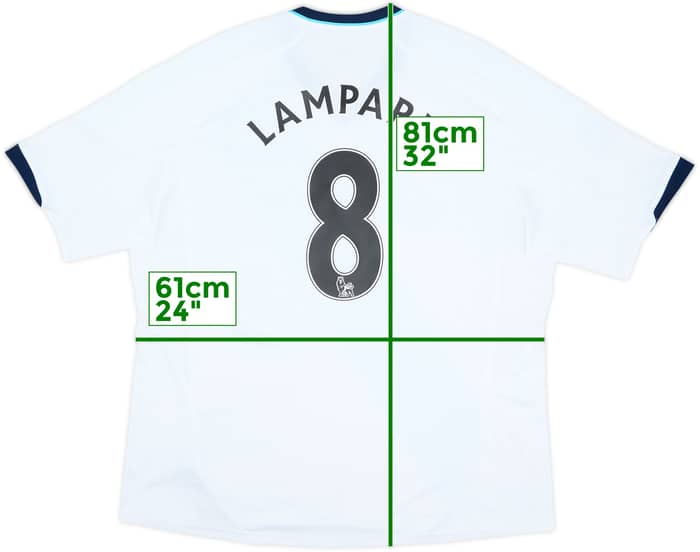 2012-13 Chelsea Away Shirt Lampard #8 - 6/10 - (XXL)