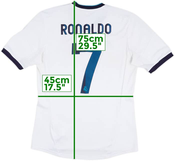 2012-13 Real Madrid Home Shirt Ronaldo #7 - 6/10 - (M)